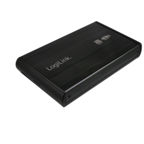 HDD Enclosure 3.5 Inch, S-ATA, USB 3.0, Alu, Black