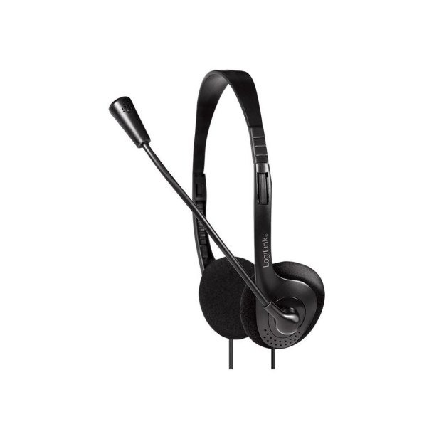 LogiLink Headset Stereo, with Microphone, 1x 3.5 mm jack, ecofriendly