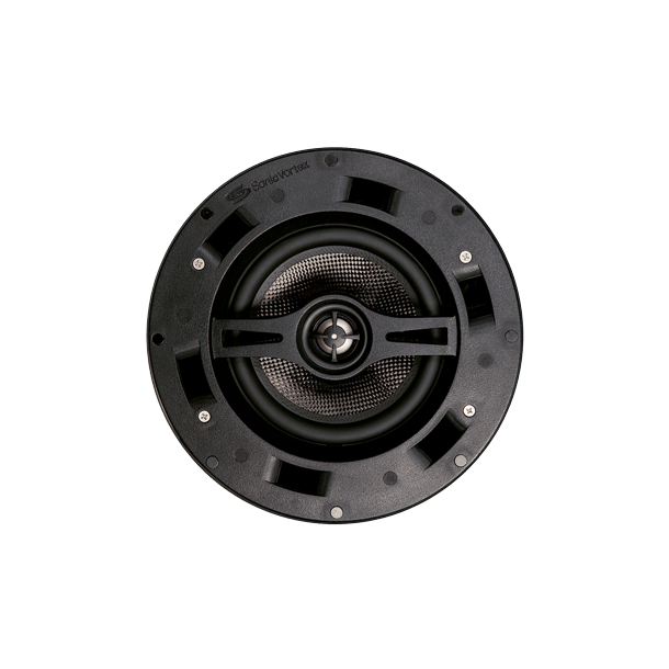 Beale Street Speakers In Ceiling 6.5 inch 2-way Carbon Fiber, 1 inch Titanium Dome