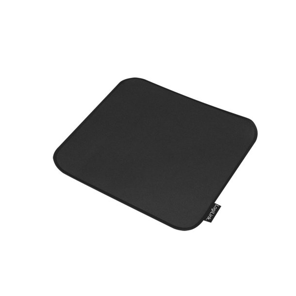 LogiLink Gaming mouse pad, stitched edges, 250 x 220 mm, black