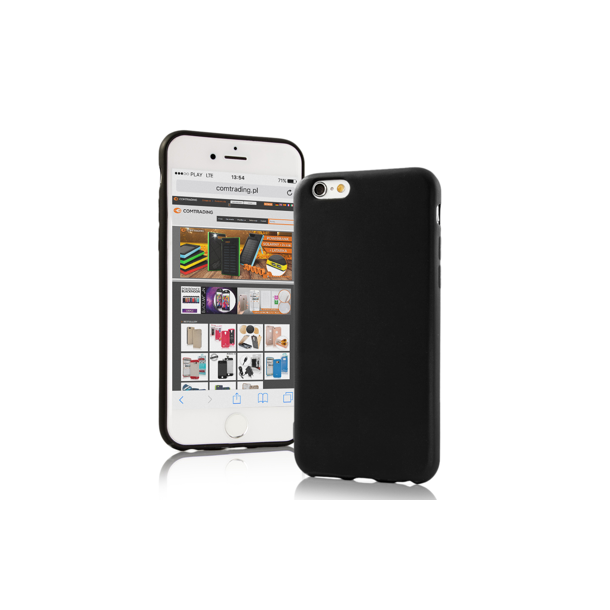 iPhone 12 / 12 Pro bagcover TPU - Sort