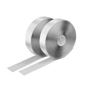 LogiLink Selfadhesive cable strap set, white, 25 mm width, coil, 5 m