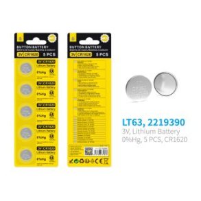 OnePlus knapcellebatteri - LT63 - 3V, CR1620 - 5 pack