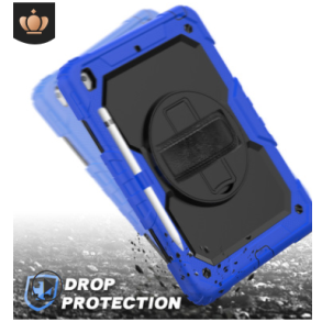 Robust cover til iPad 10,2 med kickstand og frontfilm - Bl