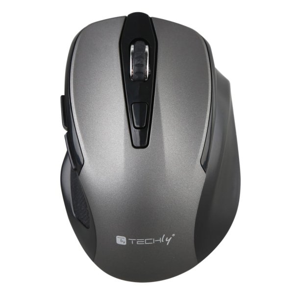 Techly Wireless Optical Mouse 1600dpi Blister Gray