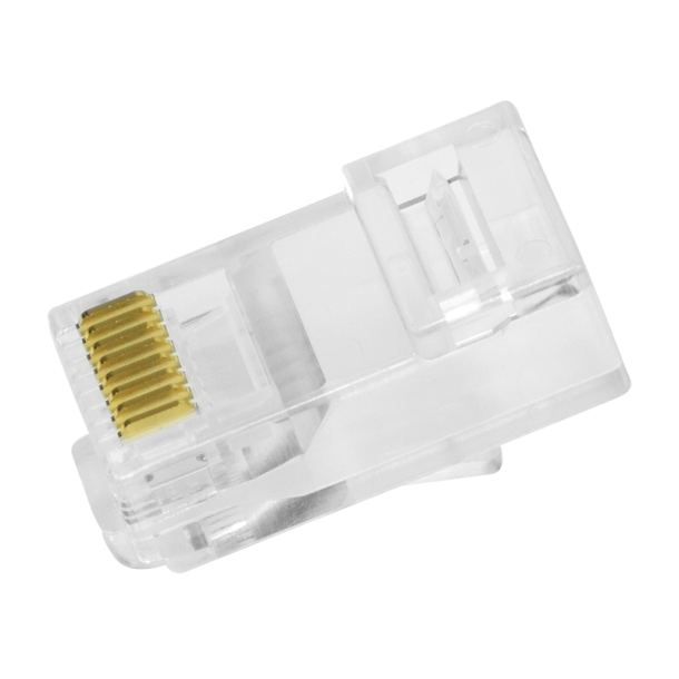 LogiLink® Modular plug connector Cat.6 UTP RJ45 50ps - open front