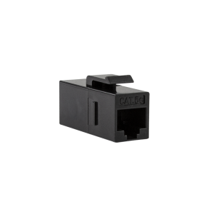 Cat.5e Keystone Inline Coupler UTP, 14.5 mm width, black