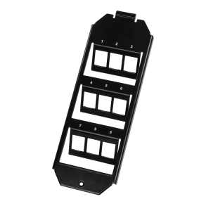 Floor box insert for 3 x 3 keystone modules (210 mm system)