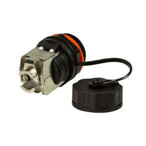 Cat.6A outdoor bulkhead Keystone Jack RJ45, IP68