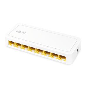 LogiLink 8-ports Gigabit desktop network switch, white