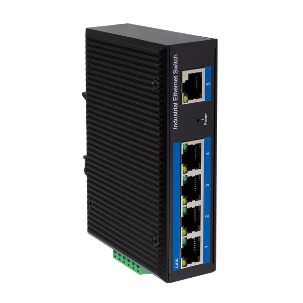 LogiLink Industrial Fast Ethernet switch, 5-port, 10/100 Mbit/s