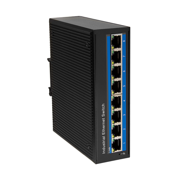 LogiLink Industrial Fast Ethernet switch, 8-port, 10/100 Mbit/s