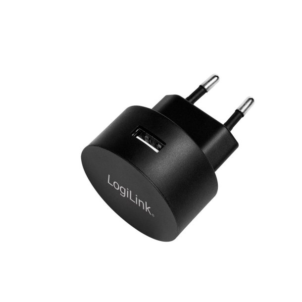 LogiLink Oplader til fastnet. 2,1 Amp / 10,5W / 5 V. 1 x USB