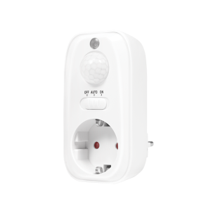 Socket adapter with motion detector, 1x CEE 7/3