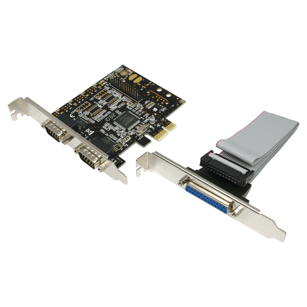 LogiLink® PCI Express Card, 2x Serial & 1x Parallel