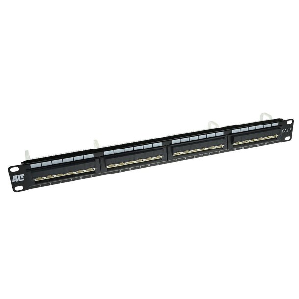 ACT Patchpanel CAT6 unshielded 24 ports 45°