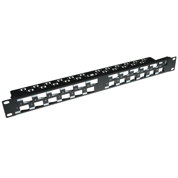 ACT Patchpanel unloaded 24 ports 45°