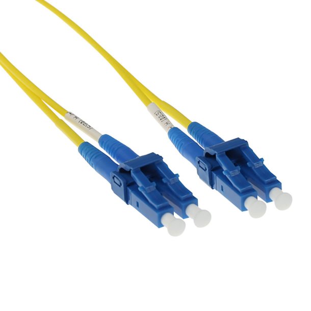 ACT 3 meter LSZH Singlemode 9/125 OS2 short boot fiber patch cable duplex with LC connectors