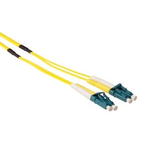 ACT 50 meter Singlemode 9/125 OS2 duplex ruggedized fiber cable with LC connectors