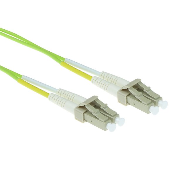 ACT 0.5 meter LSZH Multimode 50/125 OM5 fiber patch cable duplex with LC connectors