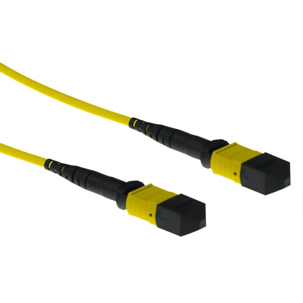 ACT 2 meter Singlemode 9/125 OS2 polarity A fiber patch cable with MTP female connectors