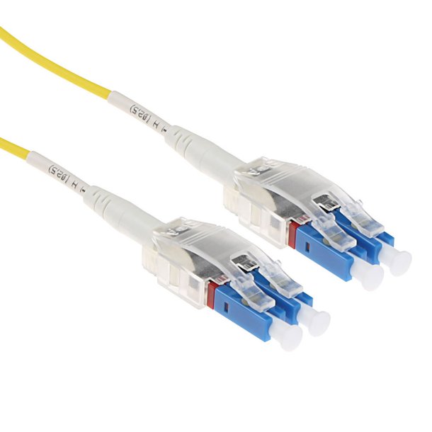 ACT 0.5 meter Singlemode 9/125 OS2 Polarity Twist fiber cable with LC connectors