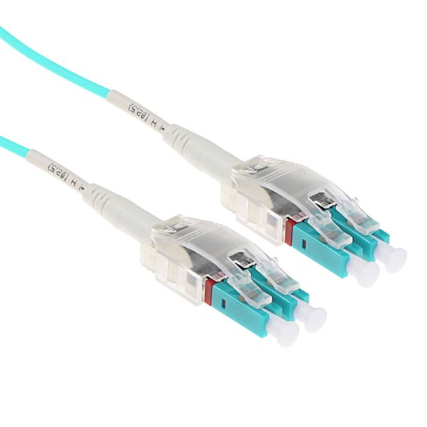 ACT 0.5 meter Multimode 50/125 OM3 Polarity Twist fiber cable with LC connectors