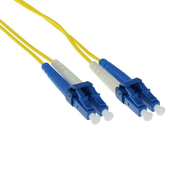 ACT 1 meter LSZH Singlemode 9/125 OS2 fiber patch cable duplex with LC connectors