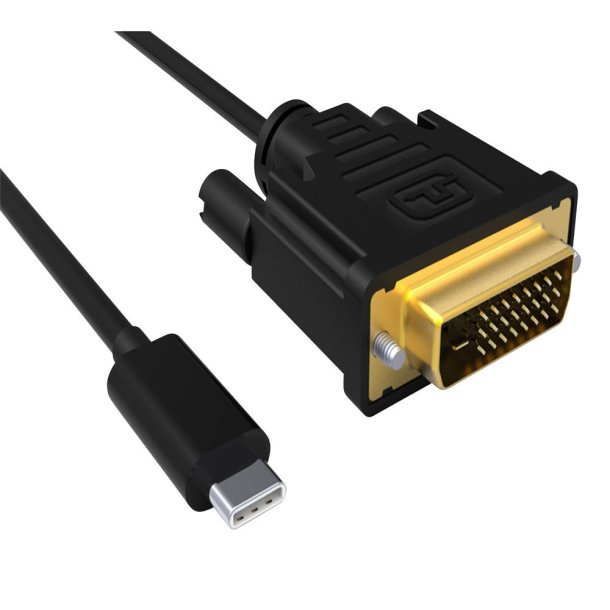 ACT USB Type C to DVI male conversion cable 4K/30Hz, 2 meter