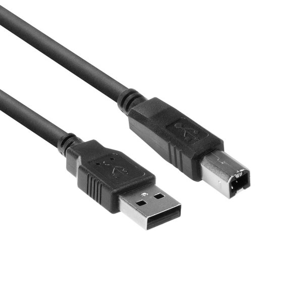 ACT USB 2.0 A male - USB B male  1,00 m