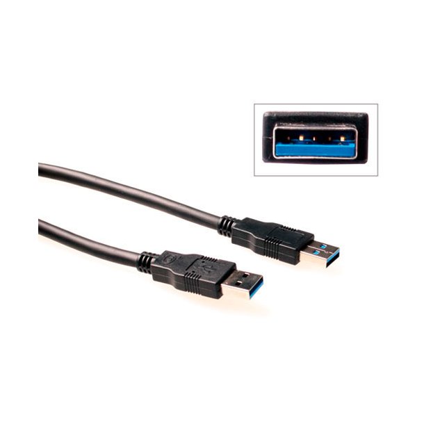 ACT USB 3.0 A male - USB A male  2,00 m