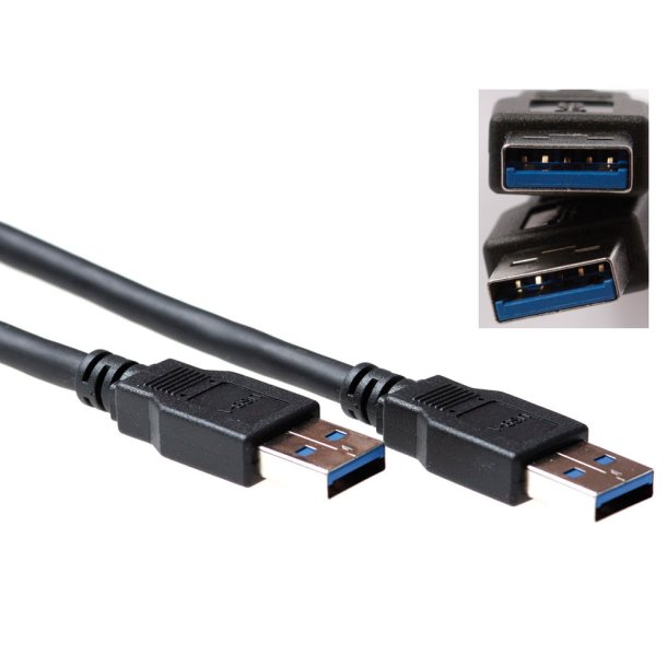 ACT USB 3.0 A male - USB A male  0,50 m