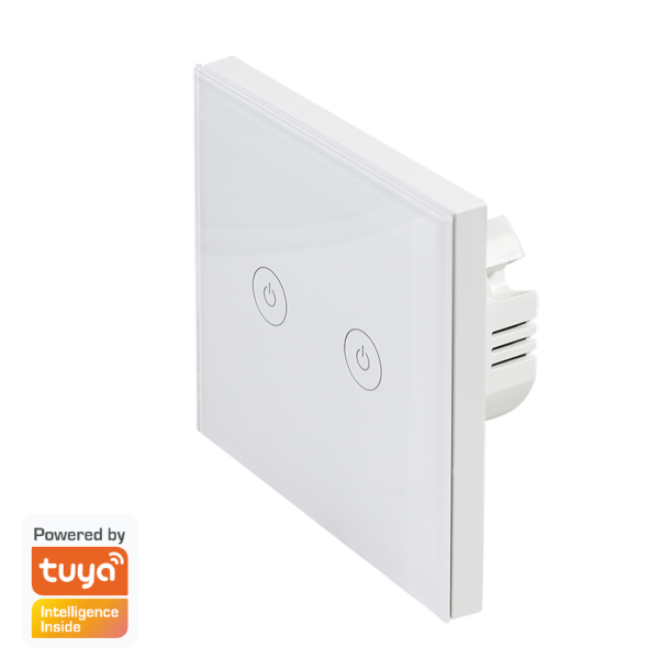 LogiLink Wi-Fi smart dual wall switch, Tuya compatible