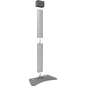 Fully divisible stand for flat panels up to 65 inch, 60 kg, single construction