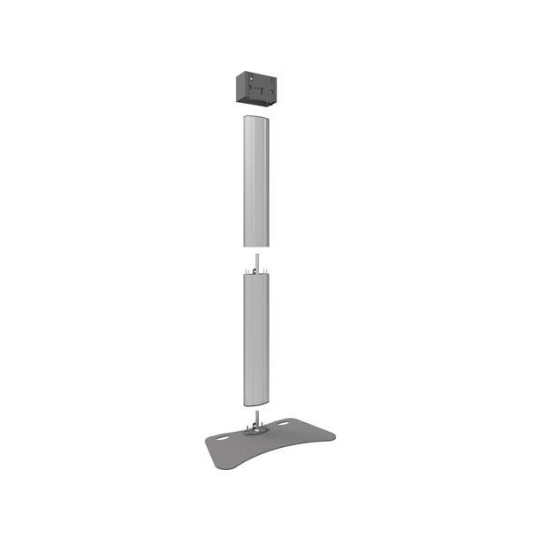 Fully divisible stand for flat panels up to 65 inch, 60 kg, single construction