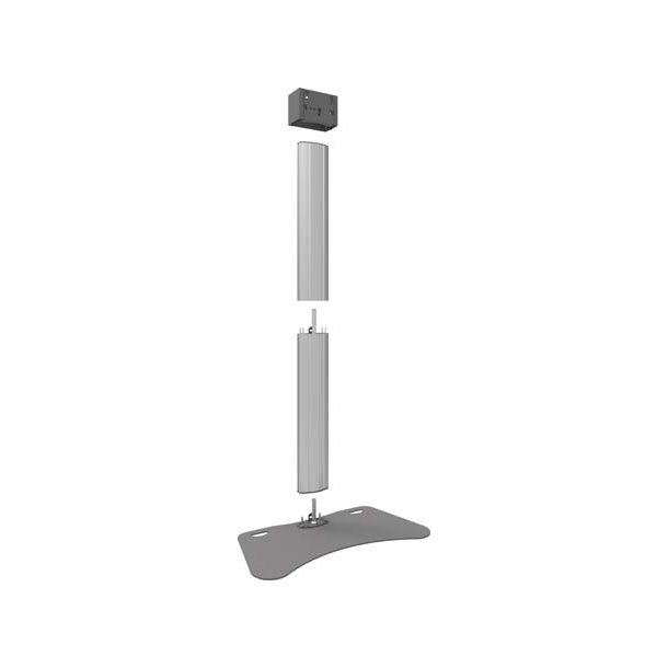 Fully divisible stand for flat panels up to 90 inch, 85 kg, single construction