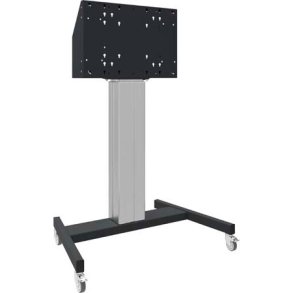 Floor lift XL on wheels for touch screen max. 86 inch, 120 kg BLACK