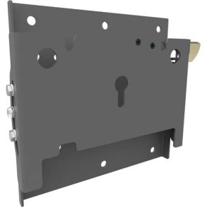 Tiltable wall - truss attachment for brackets with three-point coupling