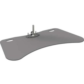 Base plate up to 90 inch, max. 85 kg, single construction (with pin)