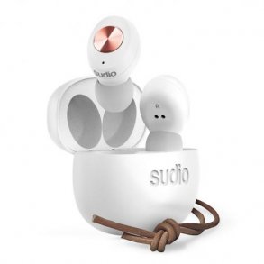 Sudio Tolv trdlse in-ear hovedtelefoner (hvid)