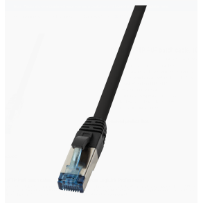 Cat.6A S/FTP, PUR patch cable, 10G, 40m, black