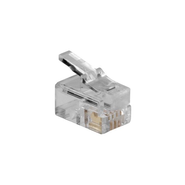 ACT RJ10 (4P/4C) modulaire connector for flat cable