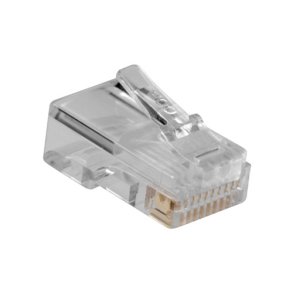 ACT RJ48 (10P/10C) modulaire connector for flat cable
