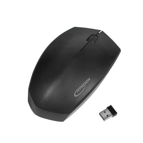 Typhoon Ergonomic mouse, wireless & Bluetooth, 2.4 GHz, 1200 dpi