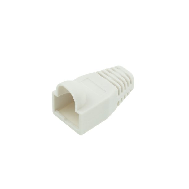 ACT RJ45 white boot for 5.5 mm cable