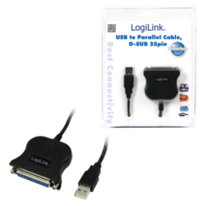 LogiLink® Adapter USB to D-SUB 25 cable