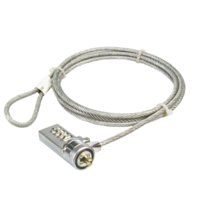 Notebook security lock with combination