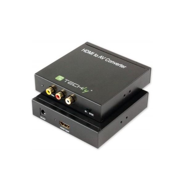 Techly AV to HDMI Converter 3xRCA