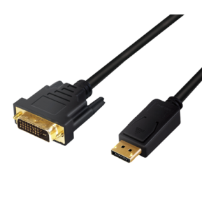 DisplayPort to DVI cable, black, 5m