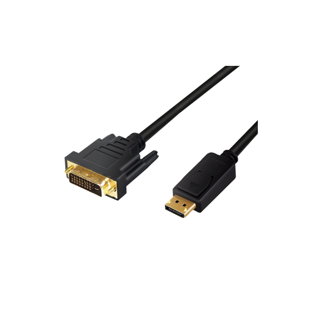 DisplayPort to DVI cable, black, 5m